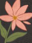 Bold Petals II Dark Art Print