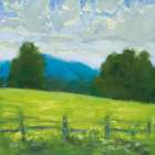 Summer in the Mountains Art Print