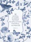 Victorian Garden Bright Bible Quote IX Art Print