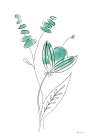 Line Flower V Art Print