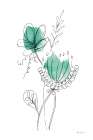 Line Flower VI Art Print