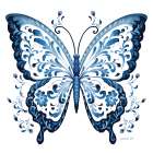 Blue Butterfly I Art Print