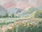Field of Pink Flowers Art Print
