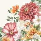 Amber Blossoms IV Art Print