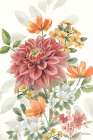 Amber Blossoms VI Art Print