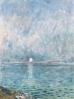 Vintage Late Afternoon Sea Art Print