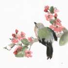 Bird and Blossoms II Art Print