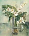 Silver Orchids II Art Print