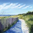 Grassy Path To The Beach II Art Print