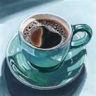 Reflections of a Morning Coffee Kitchen Print