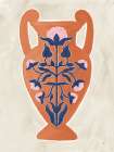 Folk Style Vessel II Art Print