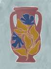 Modern Floral Vase II Art Print