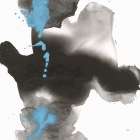 Teal and Ink I Art Print
