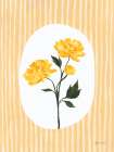Buttery Flowers II Art Print