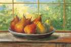 Pears on Windowsill Art Print