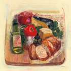 Garden Vegetables II Art Print