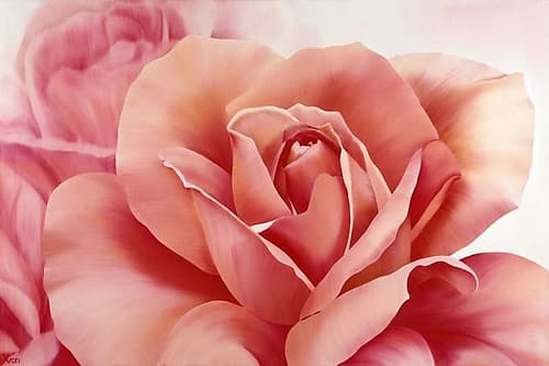 Pink Rose II Européen reproduction
