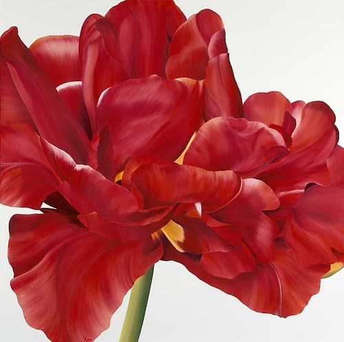 Colourful Floral II Art Print by Yvonne Poelstra-Holzhaus