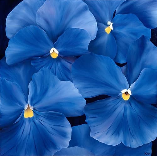 Colourful Floral III Art Print by Yvonne Poelstra-Holzhaus