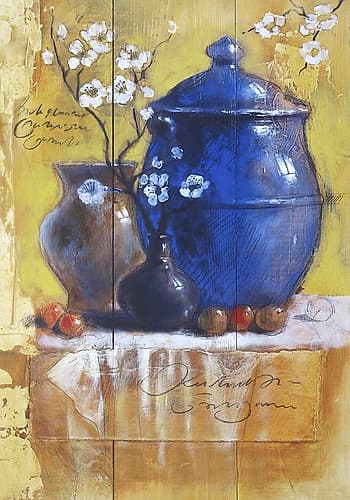 Blue classic I Art Print