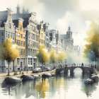 My city Amsterdam II Art Print