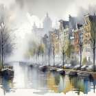 Relaxing in Amsterdam I Art Print