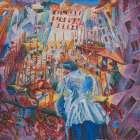 La strada entra nella casa, 1911 Art Print