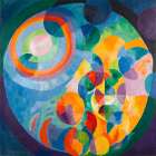 Circular Forms. Sun, Moon, 1913-1931 Art Print