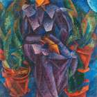Costruzione spiralica, 1913 Abstract Art Print