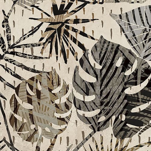Grey Palms II Art Print by Eve C. Grant