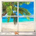 Horizon tropical l Art Print