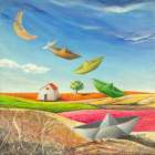 Viaggio nellinfinito Art Print