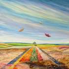 Centro del Mundo Art Print