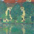 Schloss Kammer on Lake Attersee III, 1909-1910 Art Print