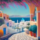 In Greece 1 Art Print