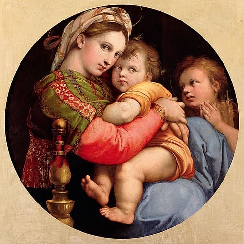 Madonna della seggiola Art Print