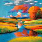 Colorful Sunset Art Print by Ron Polter