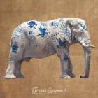 Tattooed Savannah I Art Print