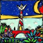 Il grande abbraccio Art Print