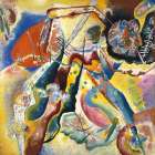 Bild mit rotem Fleck (Painting with Red Spot), 1914 Art Print
