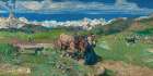 Spring in the Alps, 1897 Art Print
