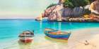 Barche nella caletta- Sardegna (detail) Art Print