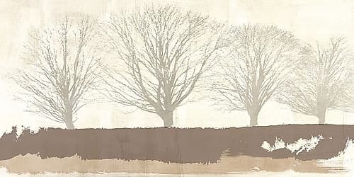 Tree Lines Neutral Art Print