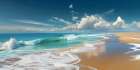 Emerald Ocean Art Print