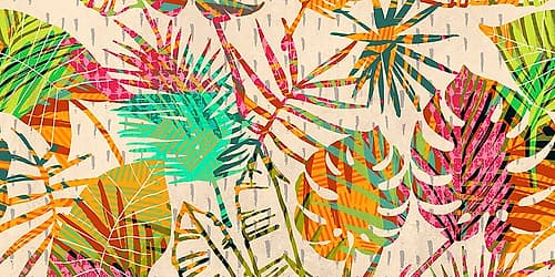 Palm Festoon Art Print