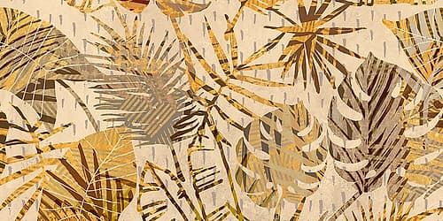 Golden Palms Art Print by Edward Grant