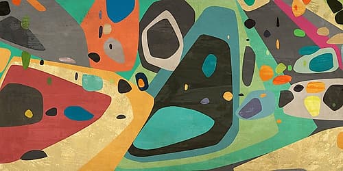 Colorful Party Art Print by Alex Ingalls