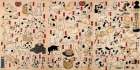 Cats suggested as the fifty-three stations of the Tokaido Art Print