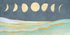 Moon and Tidal Waves Art Print