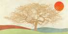 Golden Tree Landscape Print